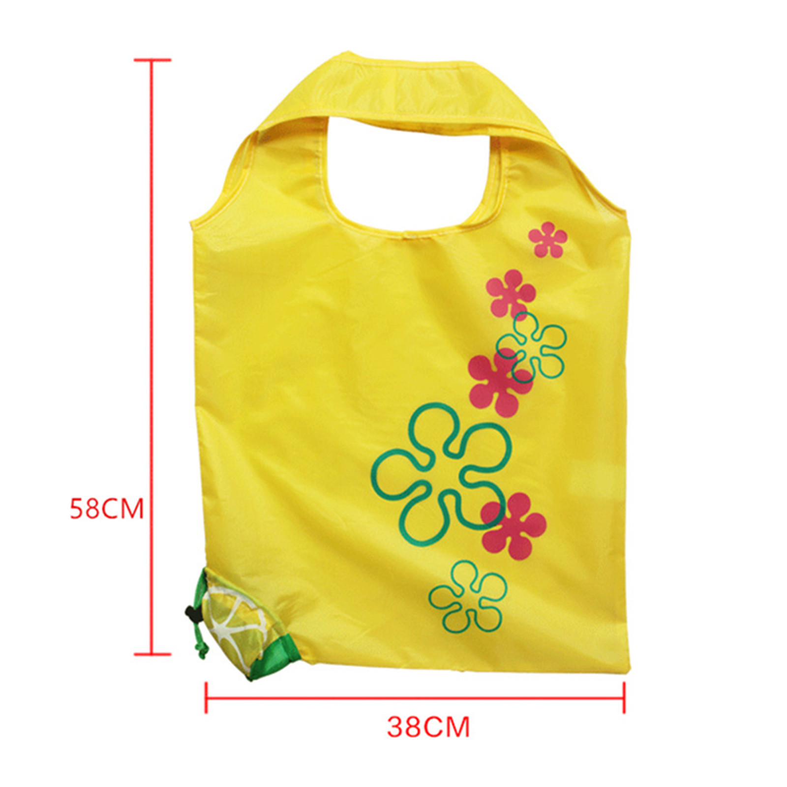 210T Polyester Eco Foldable Fruit Shape Shopping Bags 4
