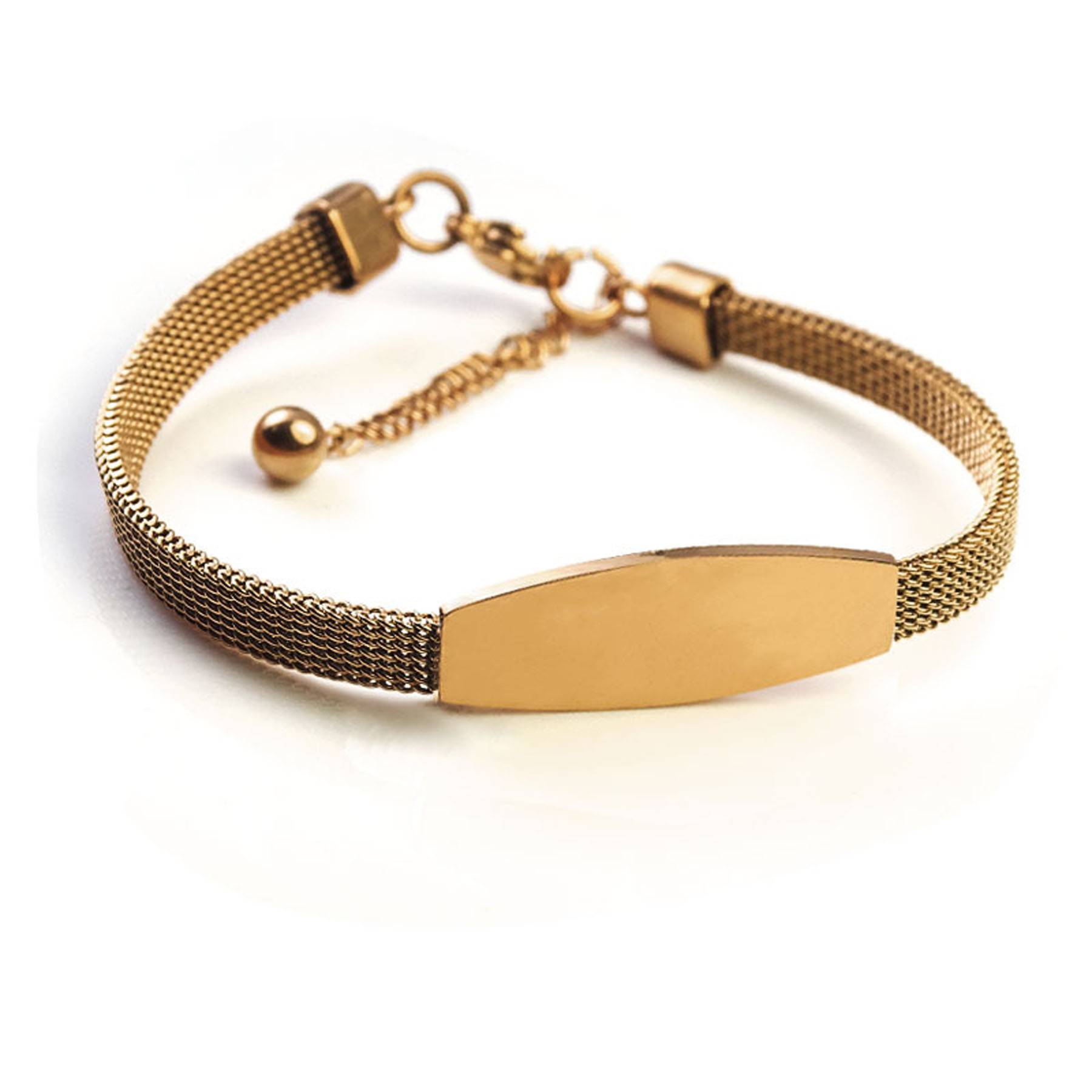Engraved Stainless Steel Bracelet 5