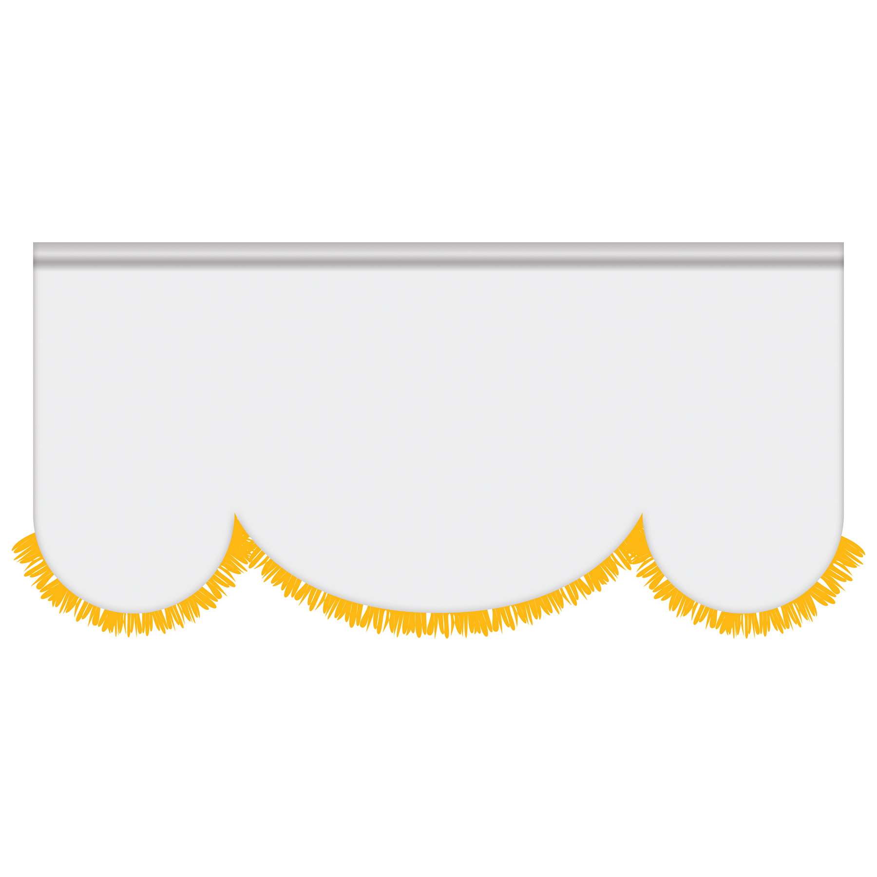 2.5' x 6' Parade Lead Banner with Fringe 5