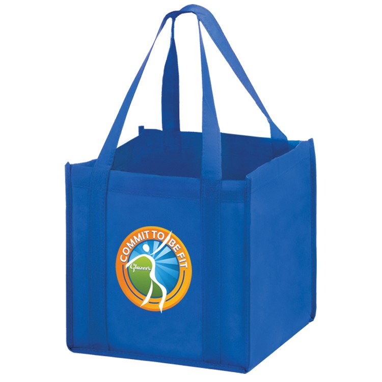 Non-woven Grocery /Takeout "CUBE" Tote 6