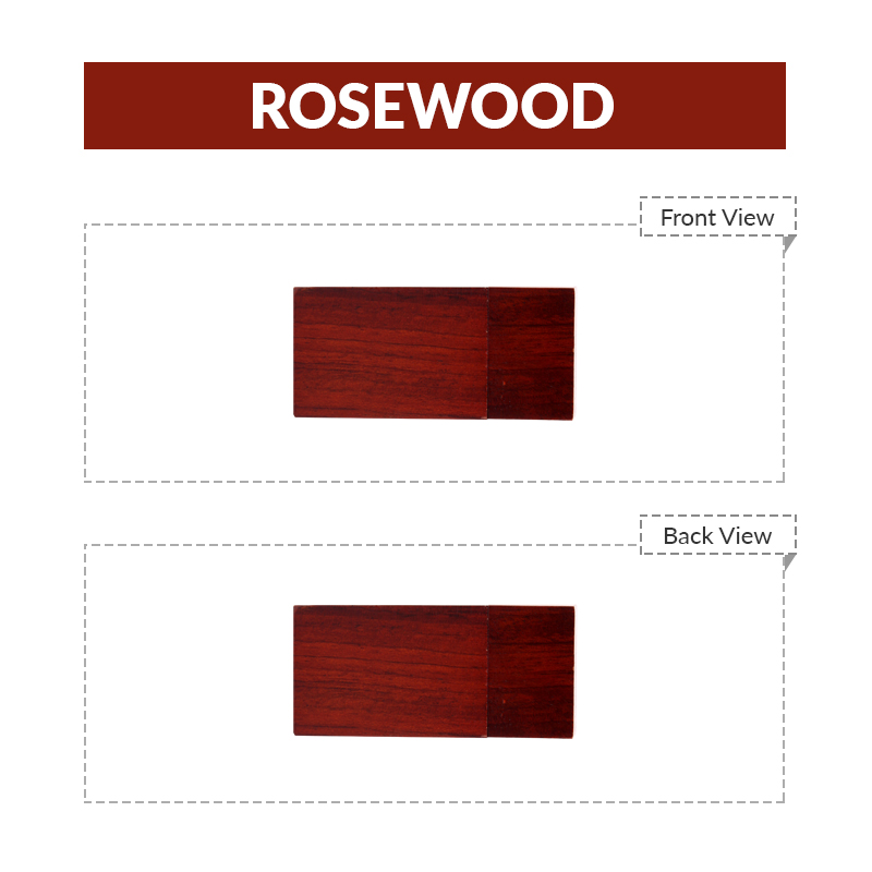 Rectangular Wooden USB Flash Drives with Magnetic Closure 10