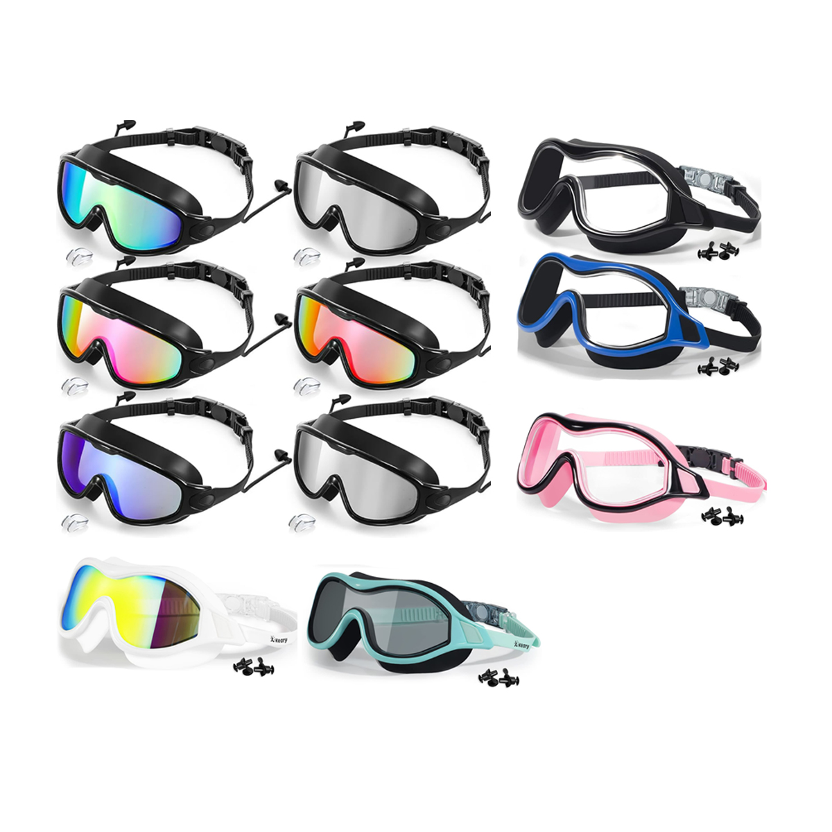Adult Full View Diving Mask with Anti Fog Lens 7