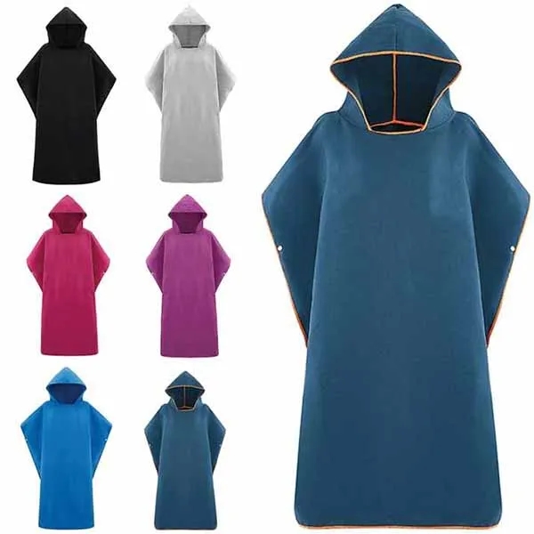 Poncho Changing Robe Towel with Hood 2