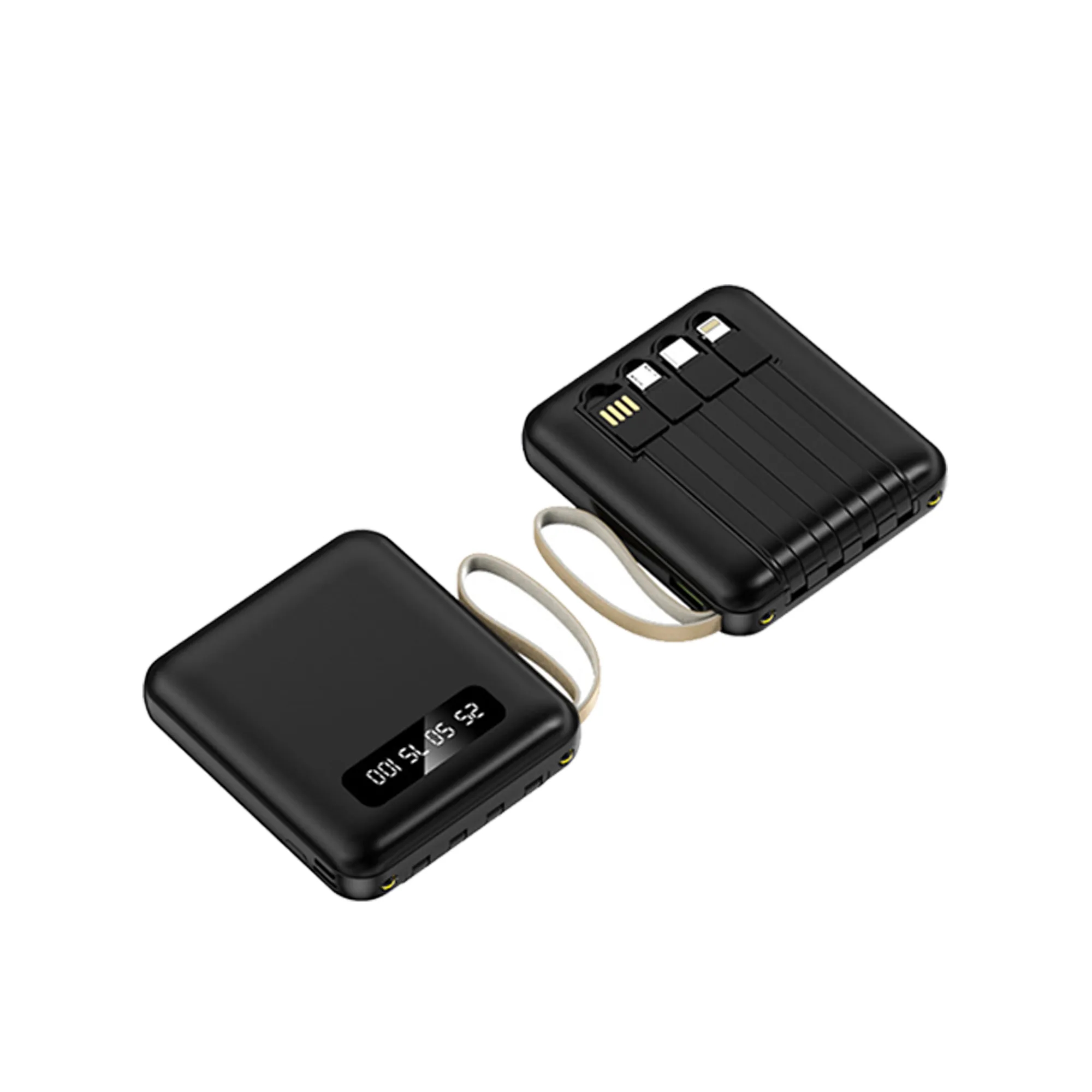 10000mAh Portable Charger with Built-in Cables 9