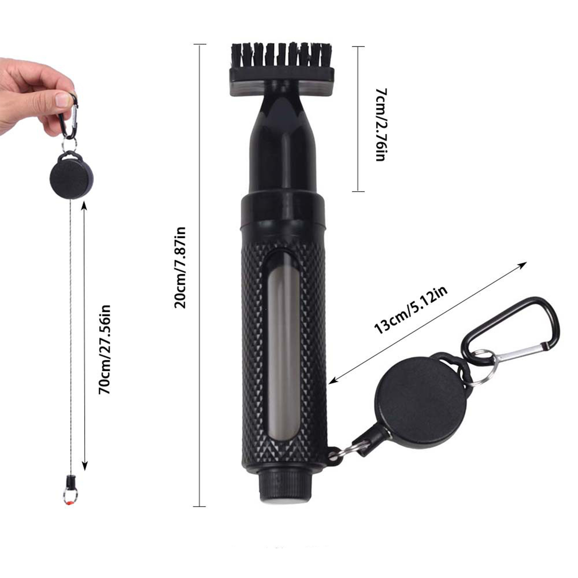 Golf Club Cleaning Brush With Water Spray 2