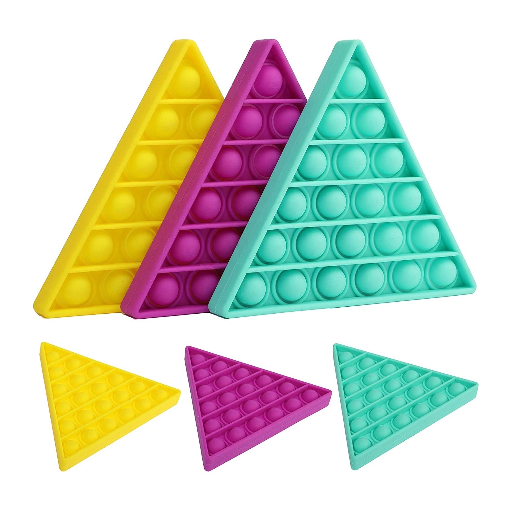 Triangle Push Pop Toy 1