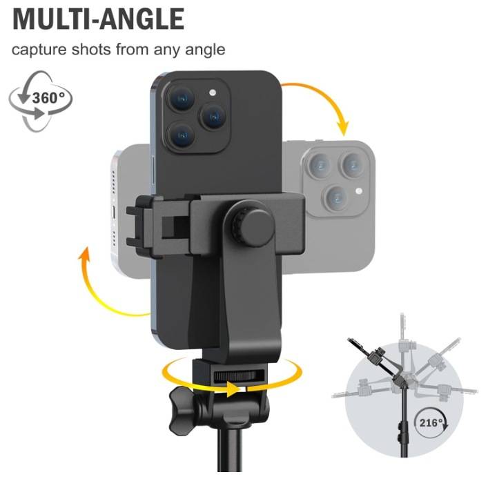 Remote Control Rotating Phone Camera Tripod 3
