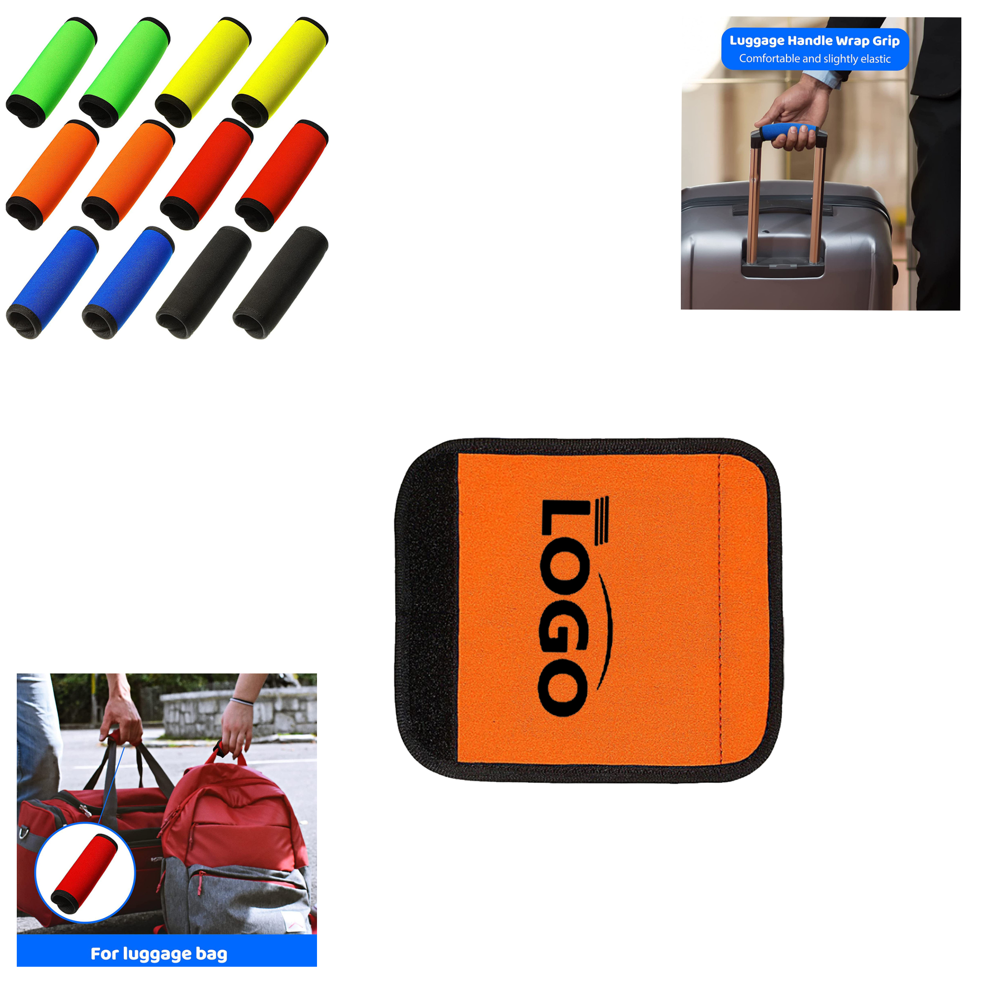 Neoprene Luggage Handle Wrap Cover 4