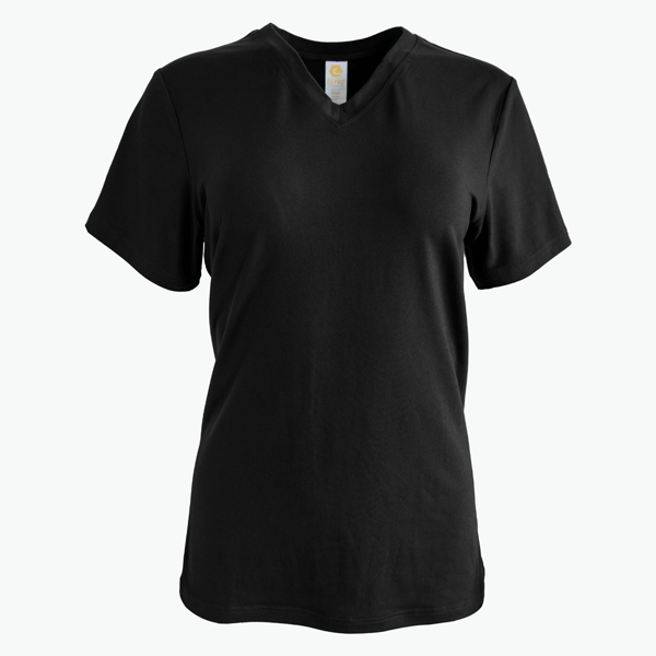 #V171 / Velvet Jersey Women's V-Neck Tee 5