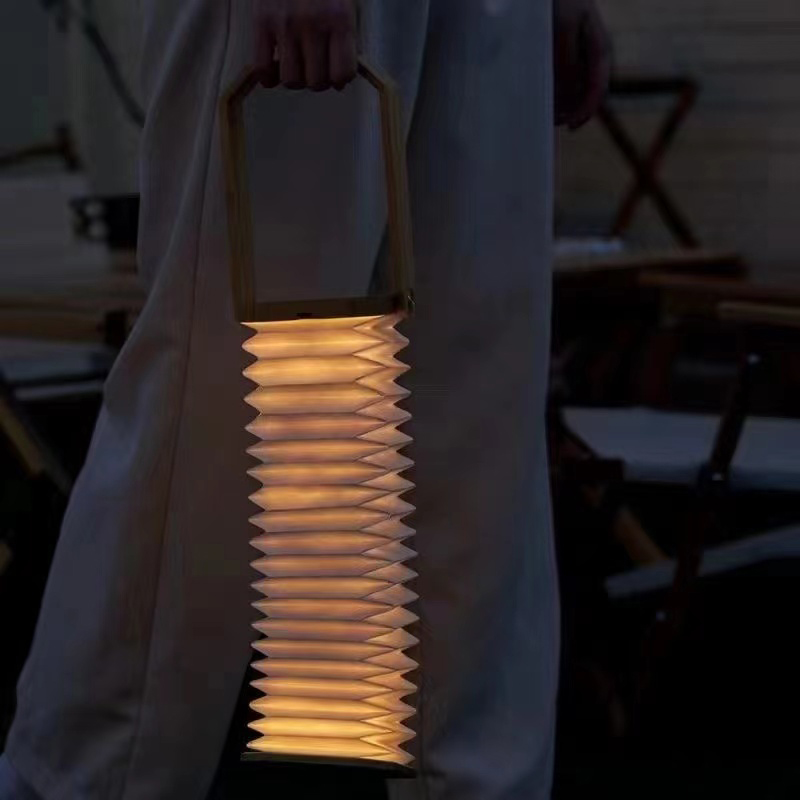 Fashionable And Foldable Paper Lamp With Built In 1200mAh Rechargeable Battery 11