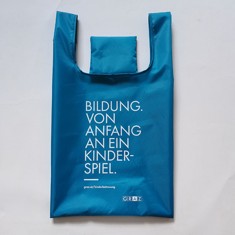 210t Polyester Reusable Grocery Bags 7