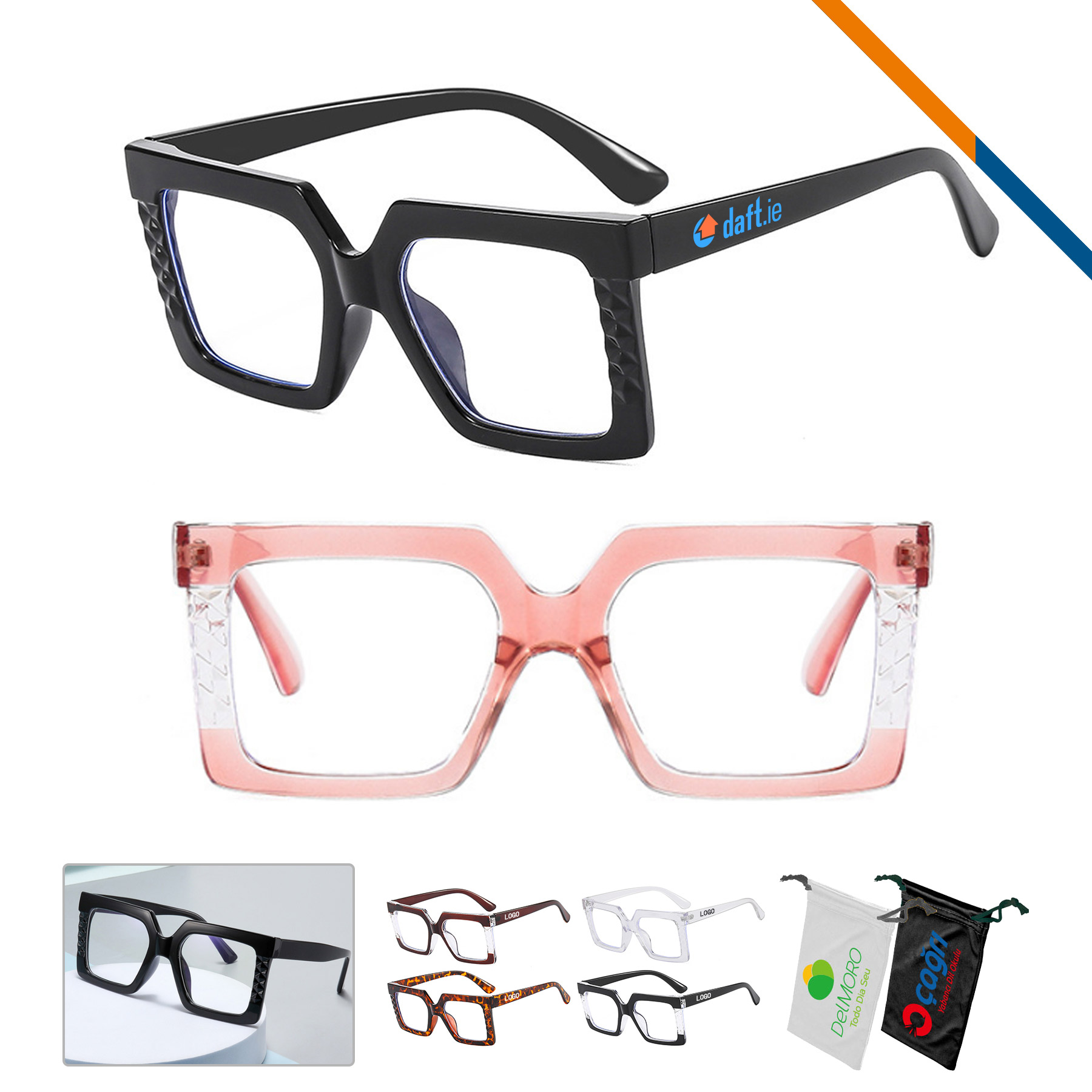 Tomlinson Square Blue Light Blocking Eyeglasses 2