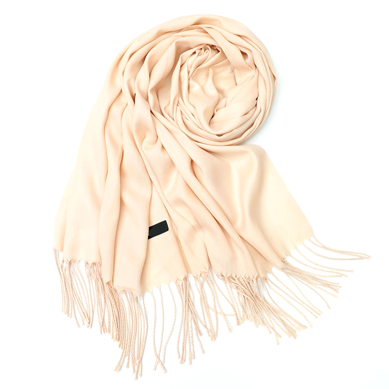 Cashmere Scarf With Fringe 2
