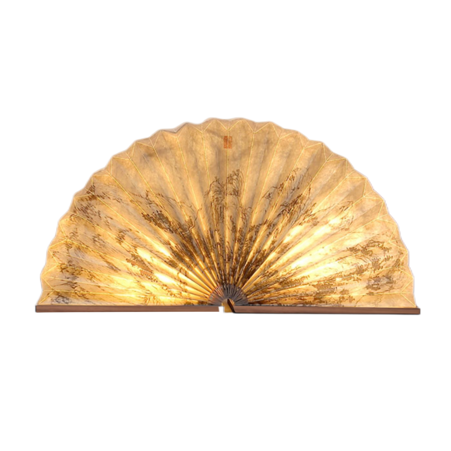 Exotic LED Fan Shape Folding Portable Accordio Light Lamp 5