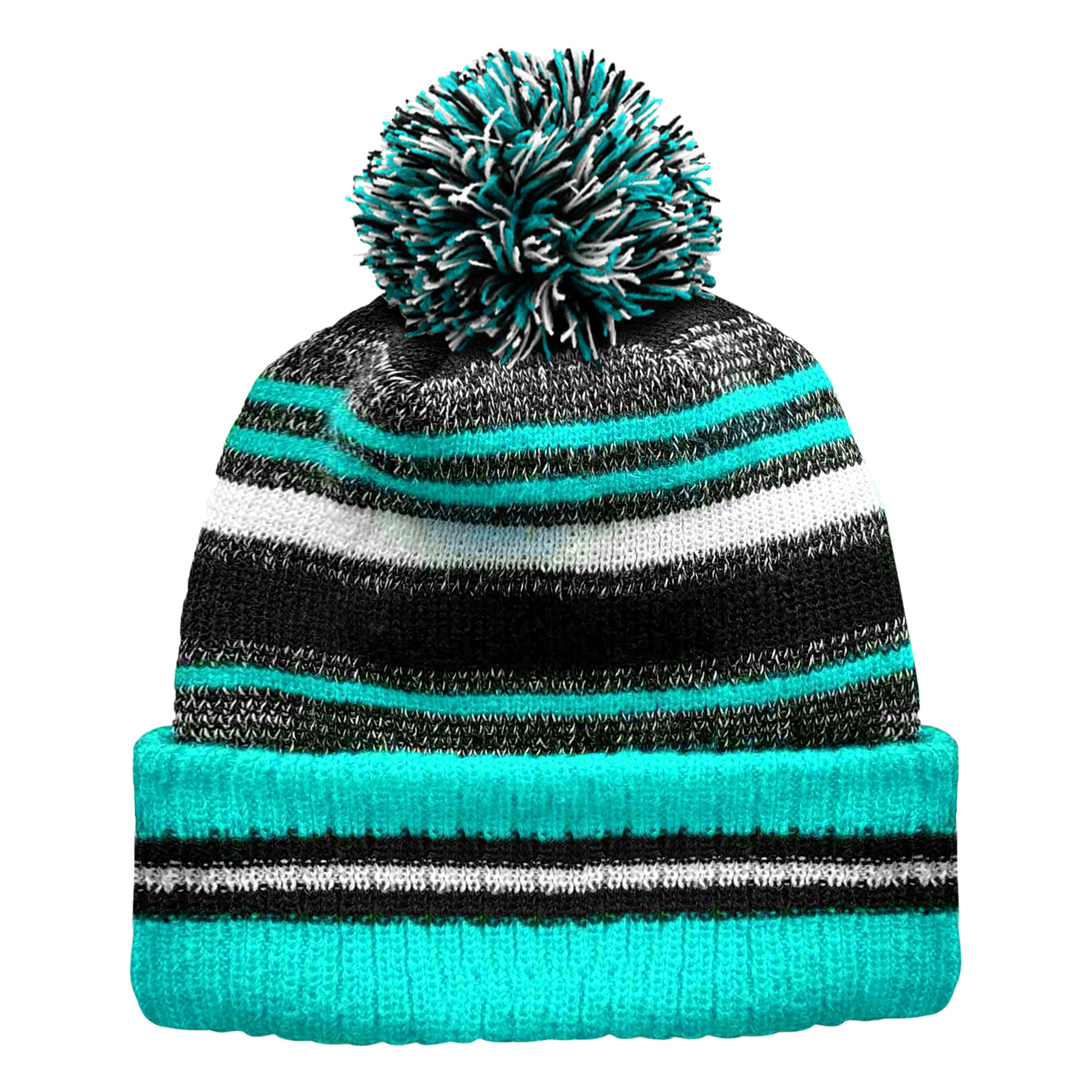 Classic Cuff Winter Beanie Hat with Pom Toque 12