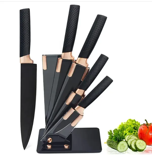 Non-stick 6pcs Kitchen Knife Set 3