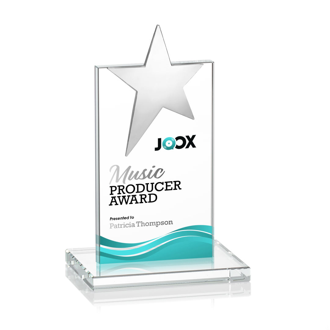 Bryanston Chrome Star VividPrint™ Award - Clear 7