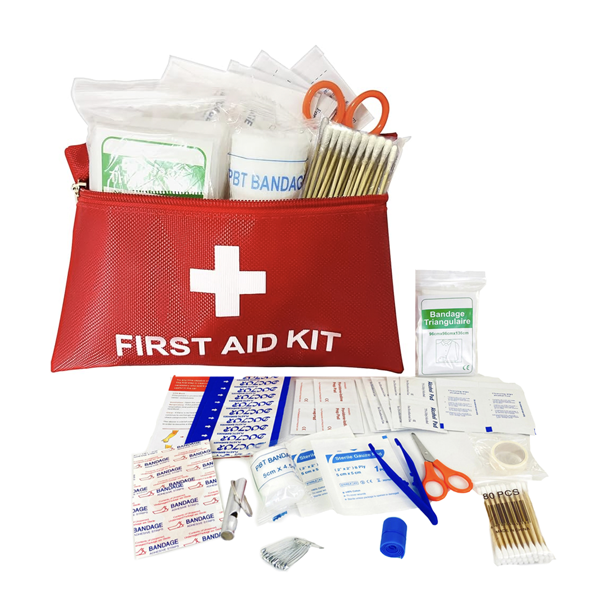 17 Pieces Set First Aid Kit for Emergency 1