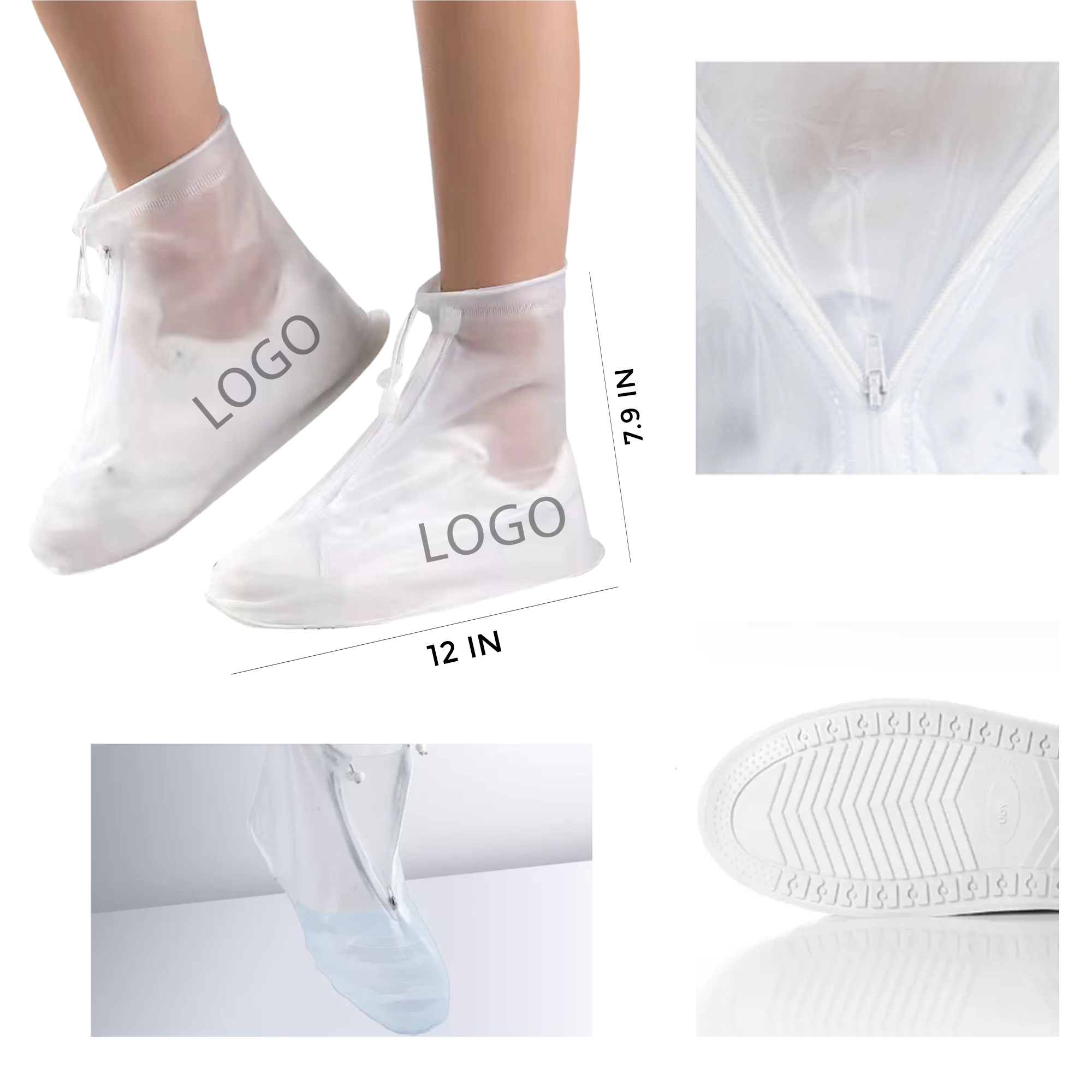 MOQ 10 PCS Stylish Waterproof Shoe Covers 2