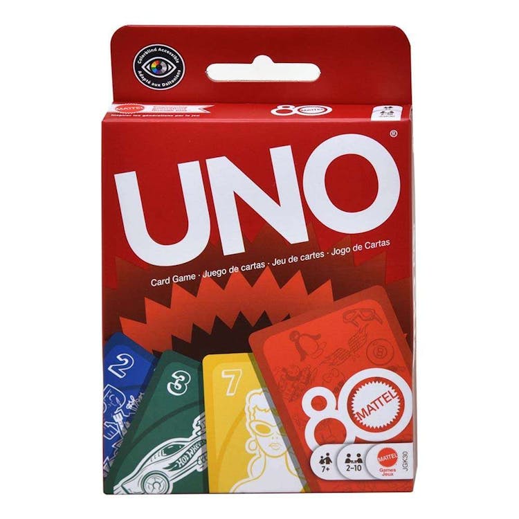 Mattel UNO 80th Anniversary Card Game 2