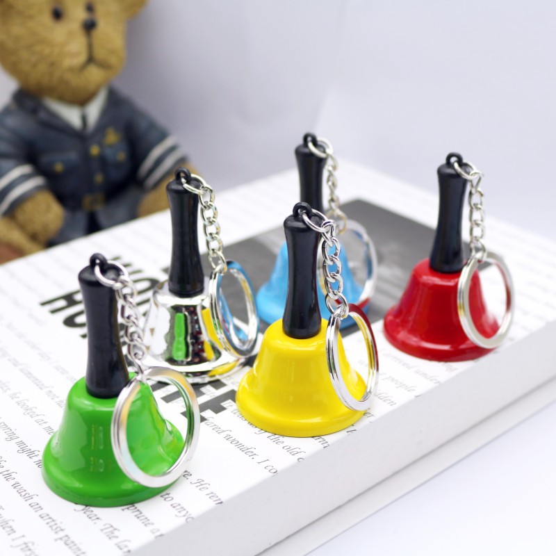 Keychain metal Christmas bells 2