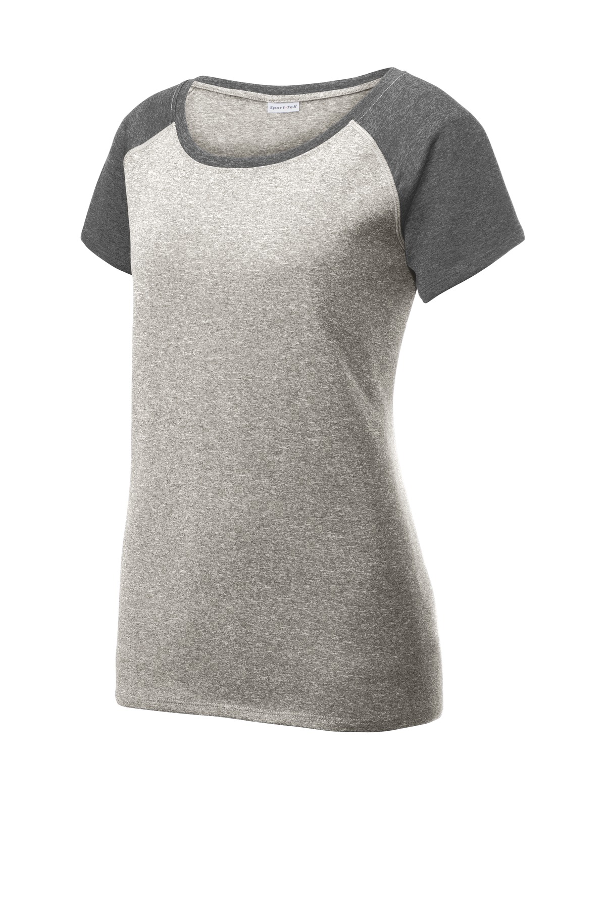 Sport-Tek Women's Heather-On-Heather Contender Scoop Neck Tee. LST362 24