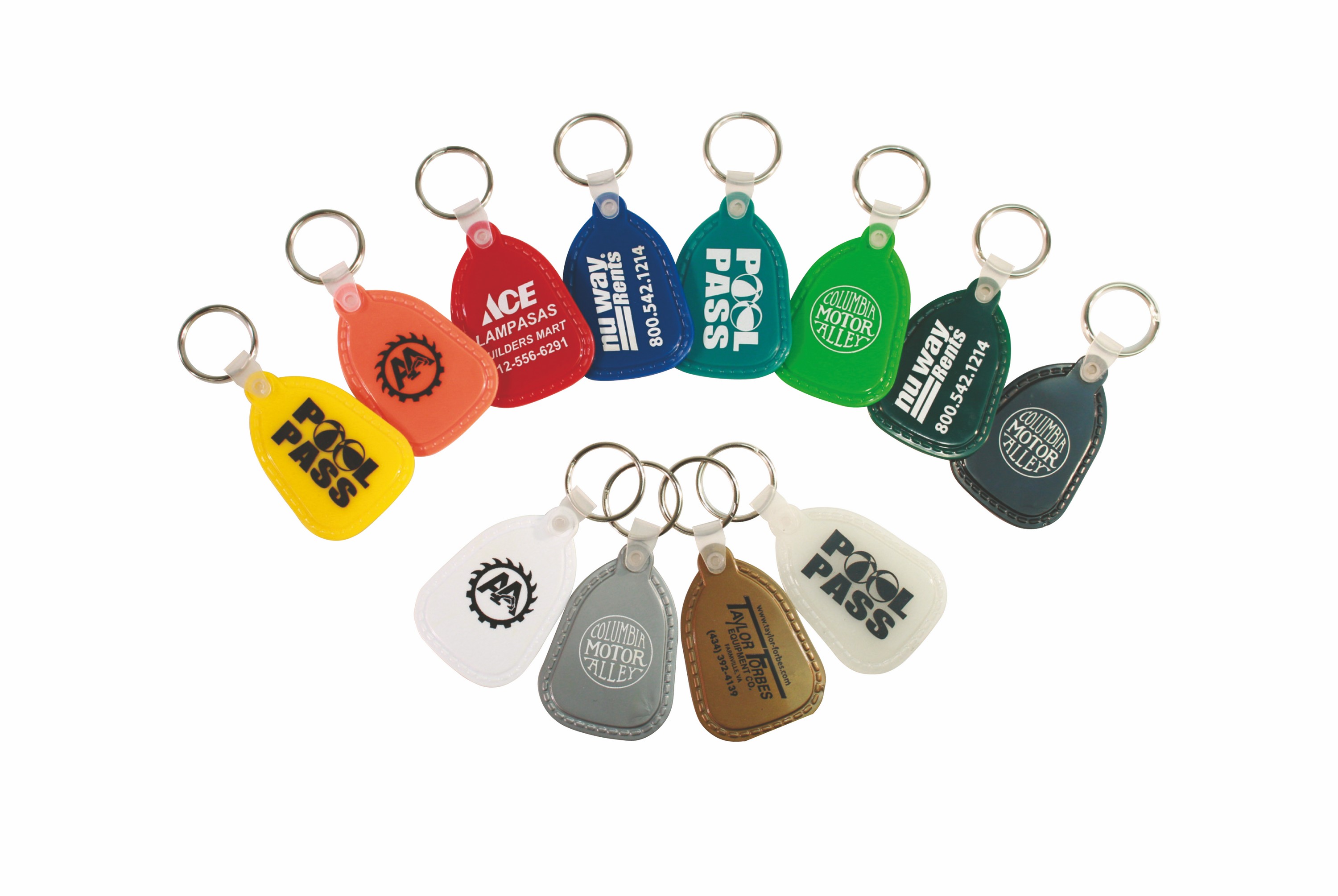 Teardrop Key Tag 1