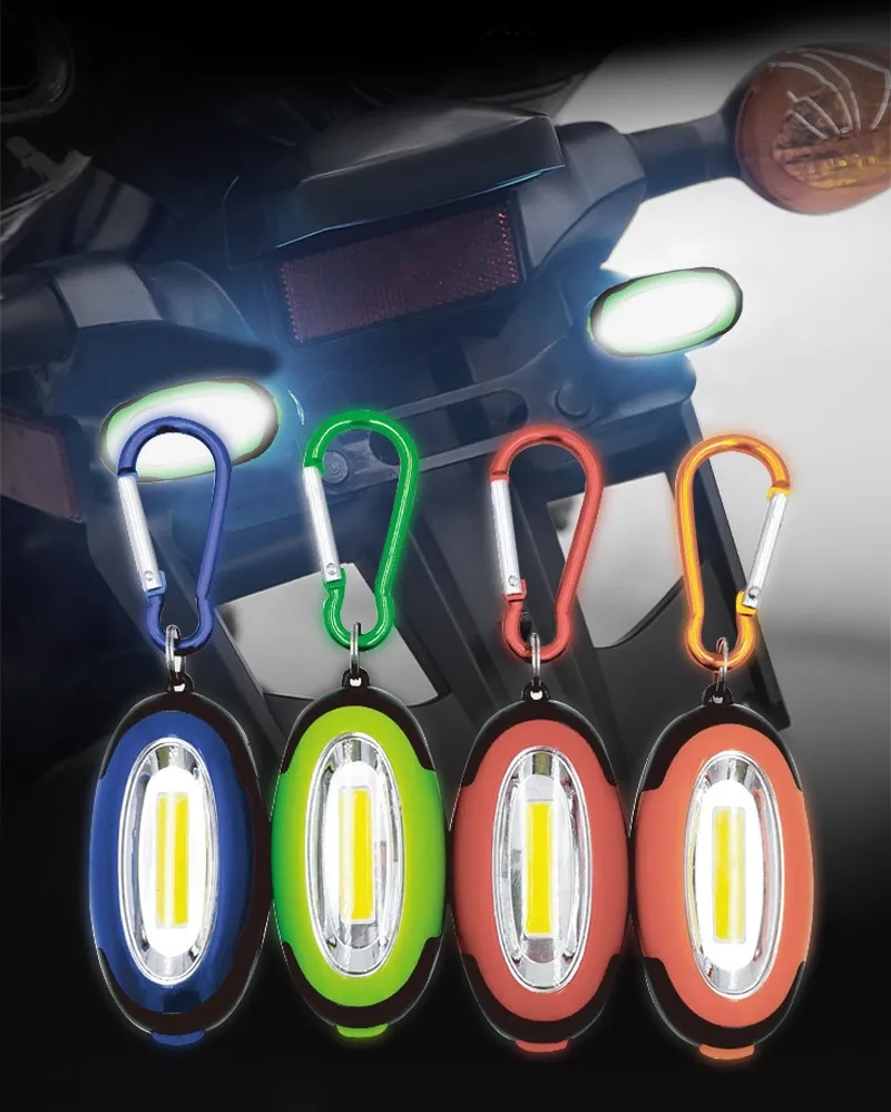 Ultra Bright COB LED Mini Camping Lamp Keychain 8