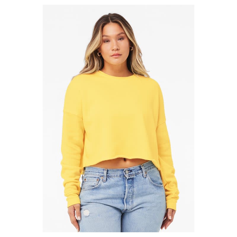 Bella + Canvas Ladies' Cropped Fleece Crew 9