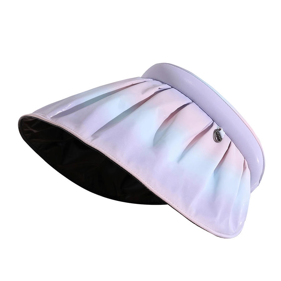 2 In 1 Gradient Black Rubber Shell Hat 6