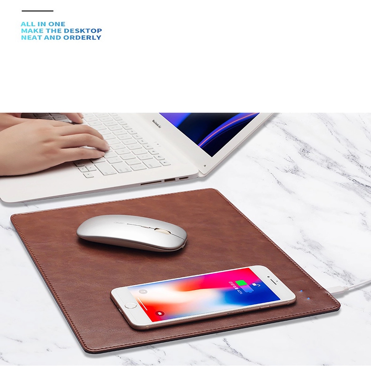 Wireless Charging Mouse Pad Mat 3