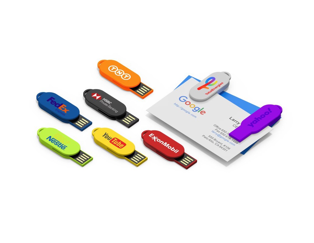 2 GB Mini Paper Clip USB Flash Drive 1