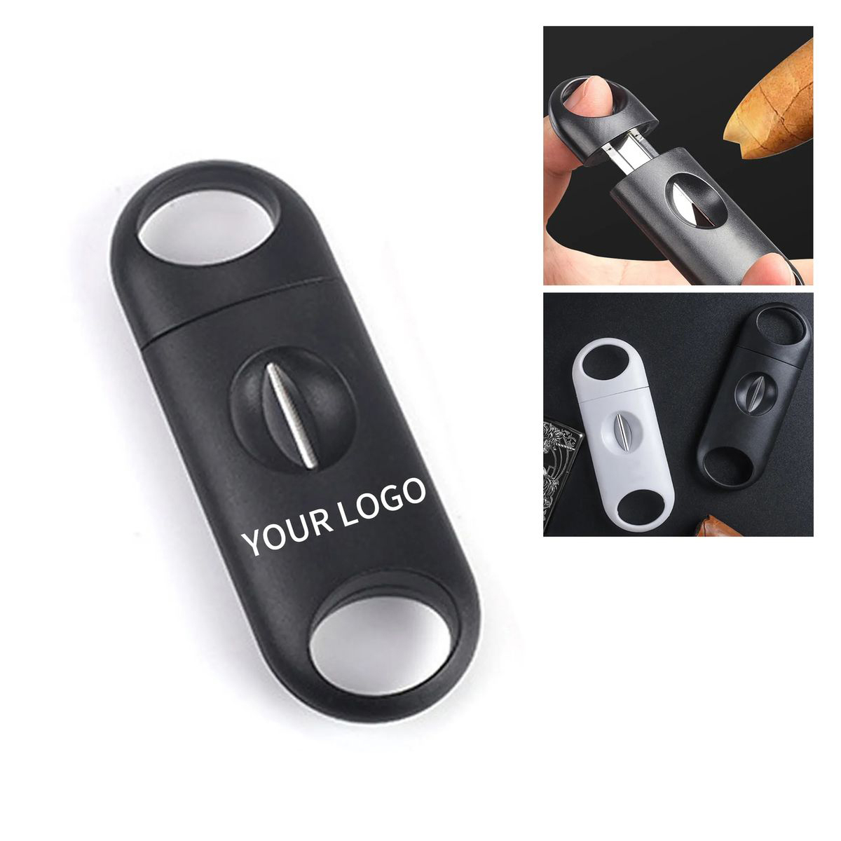 Plastic and Steel V Cut Cigar Cutter for Daily Use 3