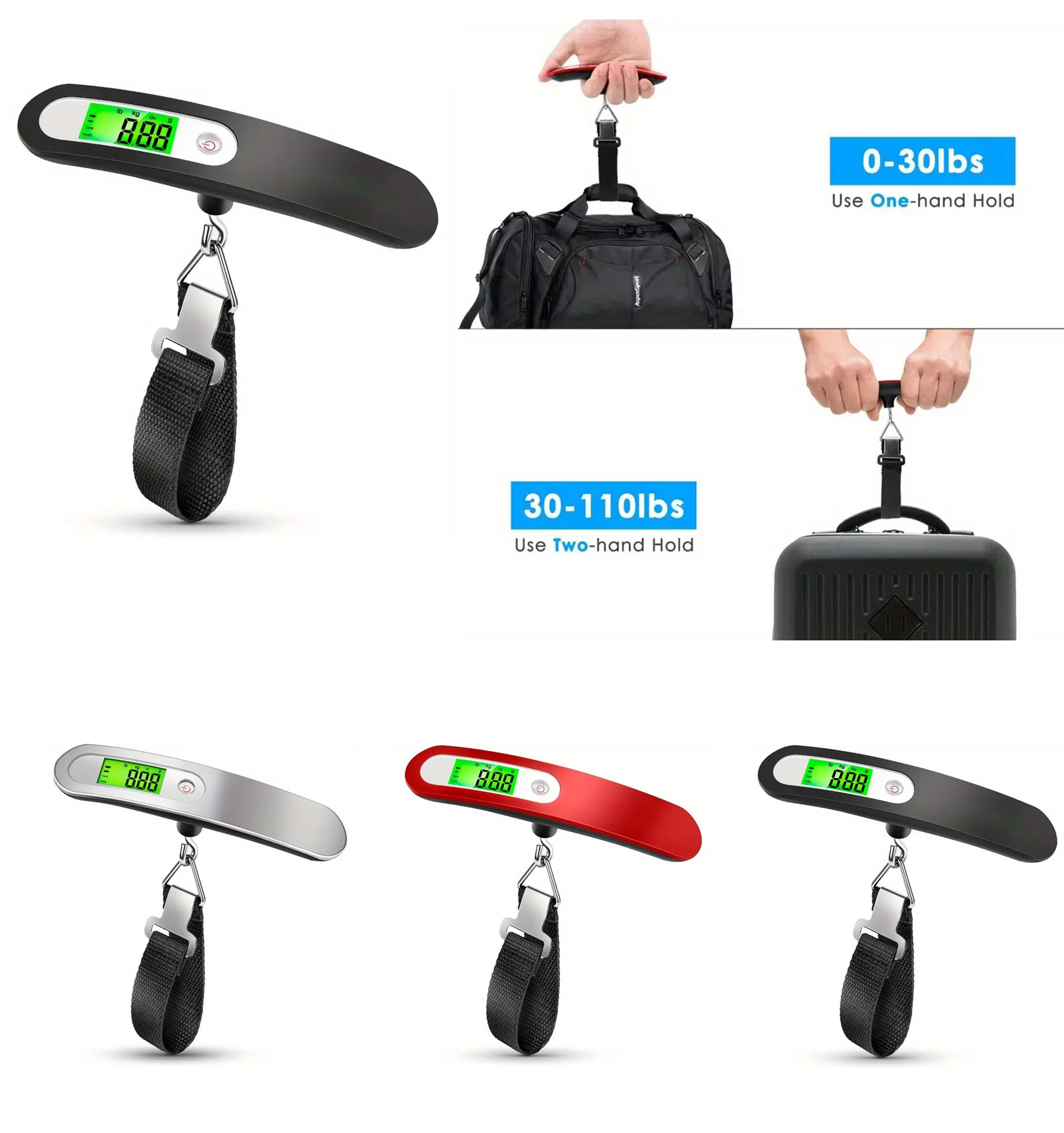 iBank ® Electronic Digital Travel Luggage Scale 1