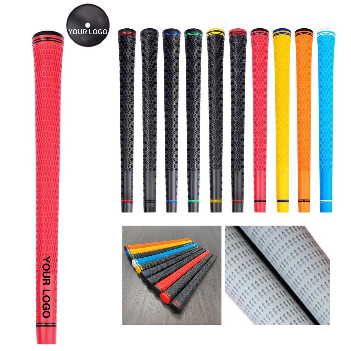 Rubber Shock Absorbing Golf Grip 1