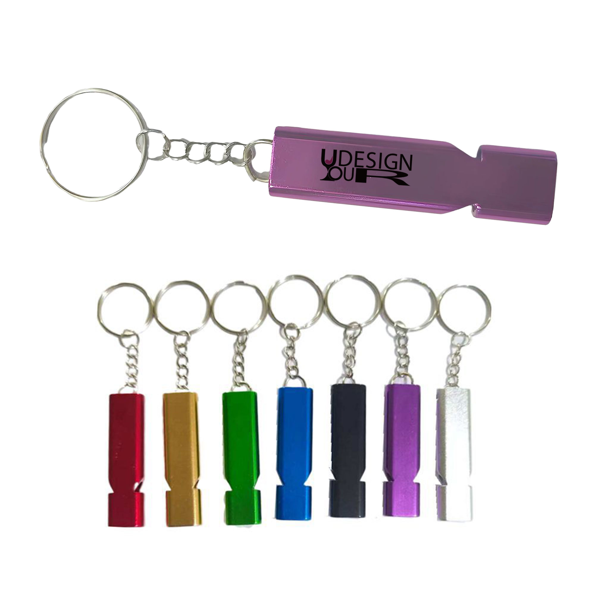 Dual-Frequency Metal Emergency Whistle For Outdoor Use 1