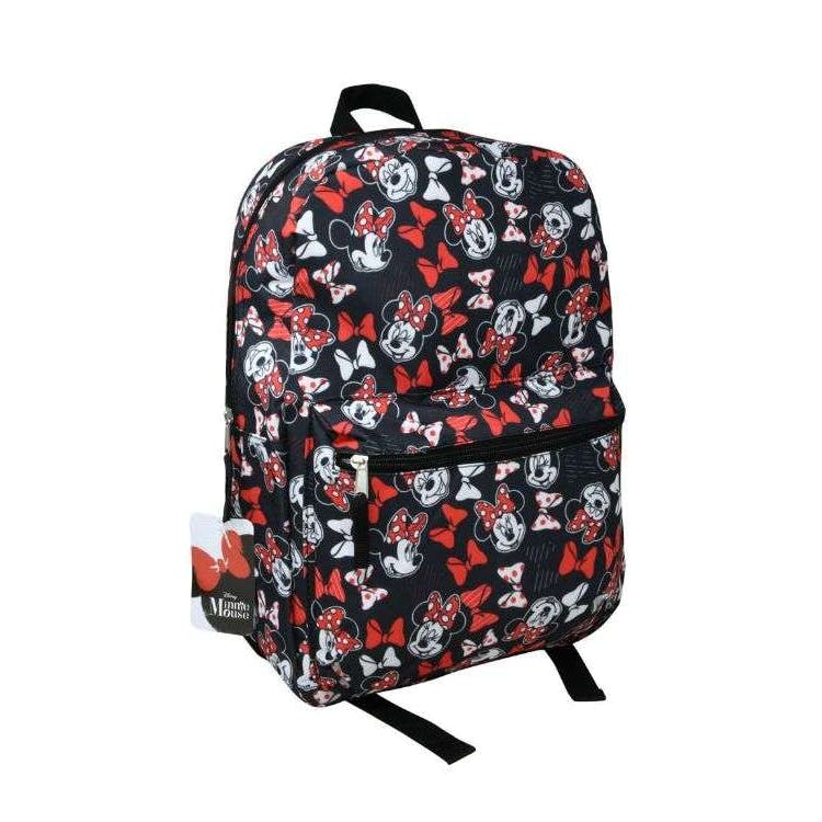Minnie Mouse Printed Backpacks - White 16" 2
