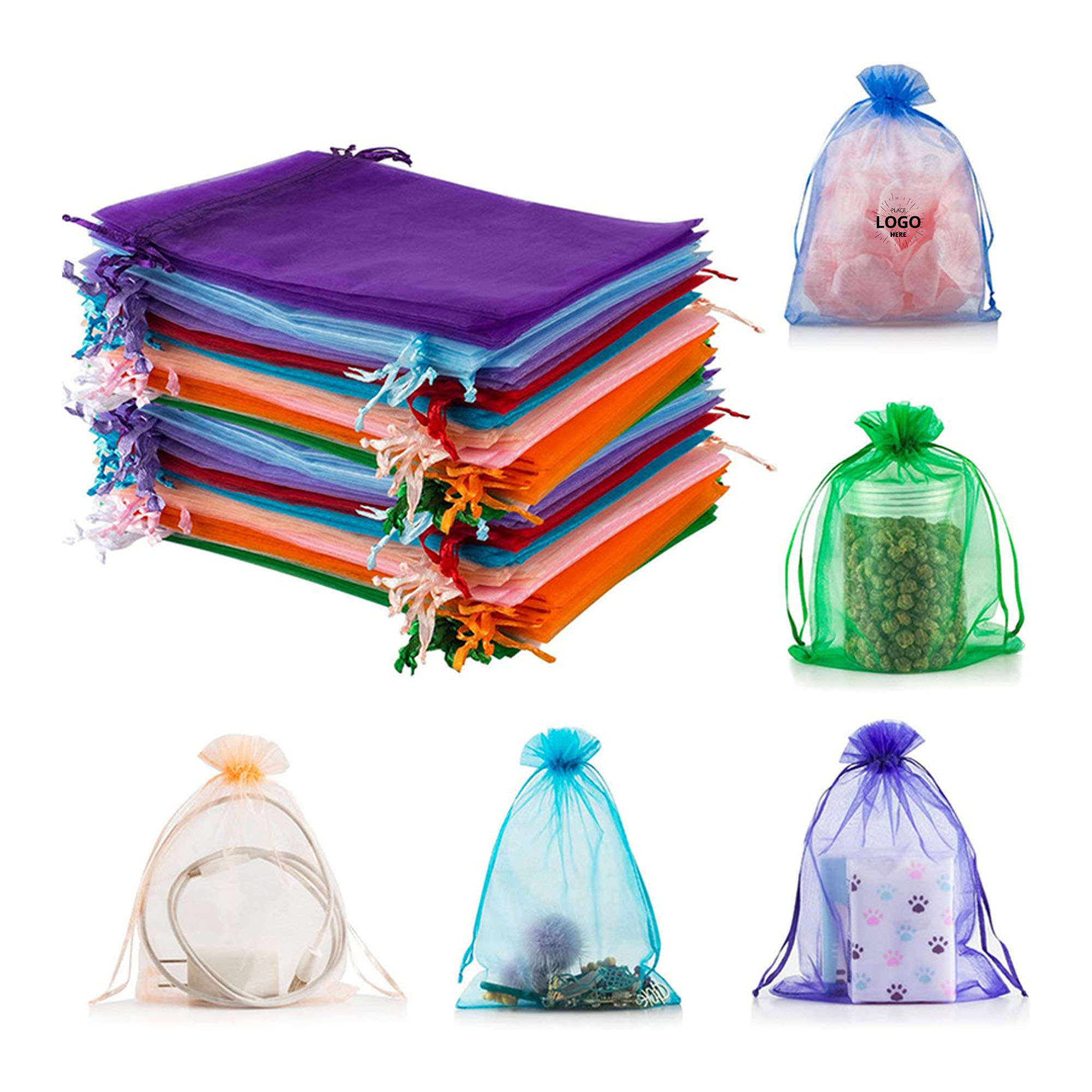 Elegant Organza Drawstring Bag 2