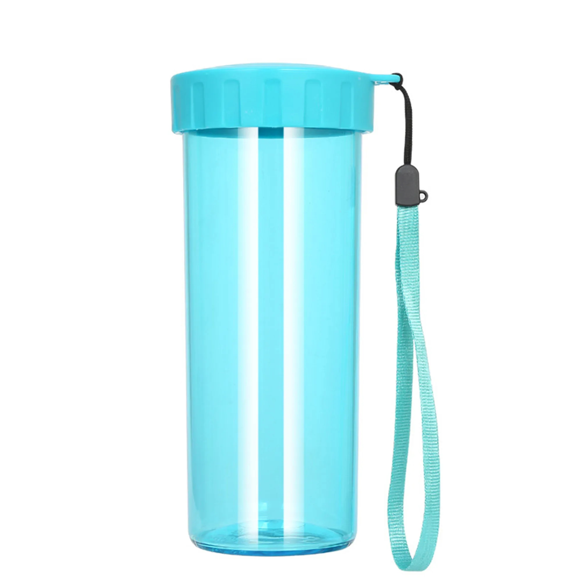 16oz Transparent Plastic Sports Water Bottle 8