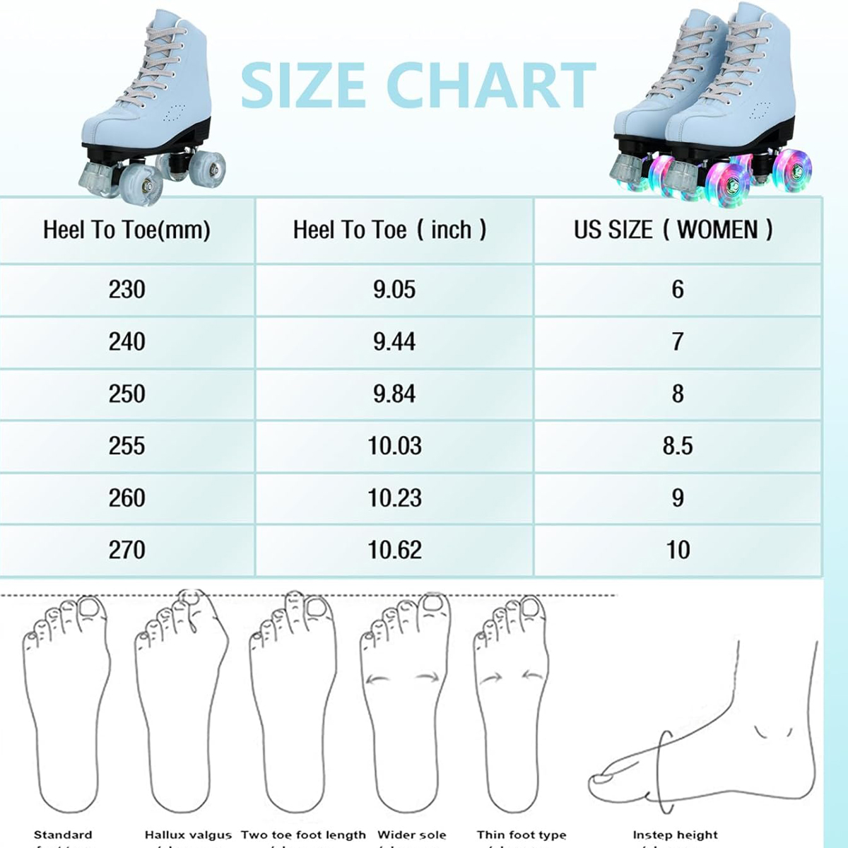 Beginner Double-Row Roller Skates for Kids and Adults 2