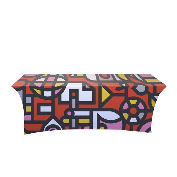 IMPORT 8' Stretch Open-Back Full Color Table Throw 2