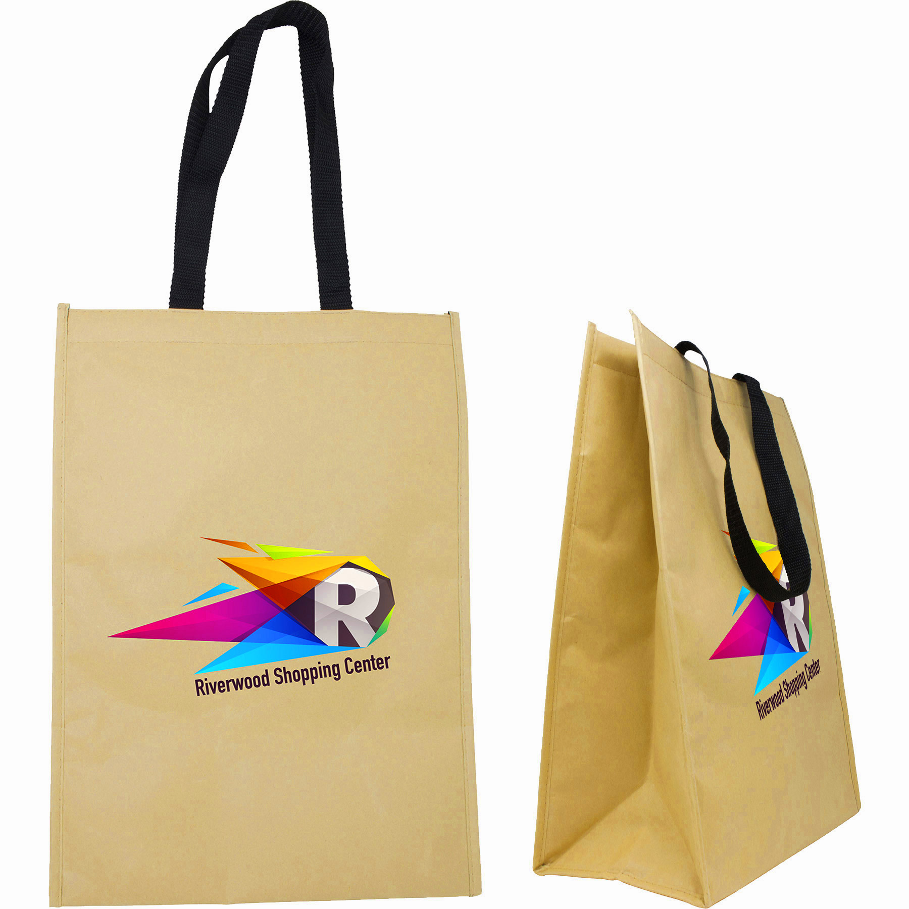Kraft Insulated Hook & Loop Grocery Tote Bag 1