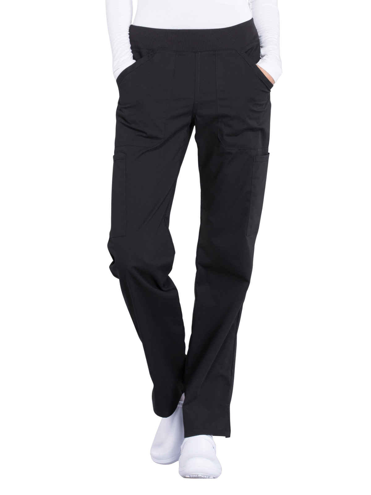 Cherokee - Workwear Professionals - Mid Rise Straight Leg Pull-on Cargo Pant 61