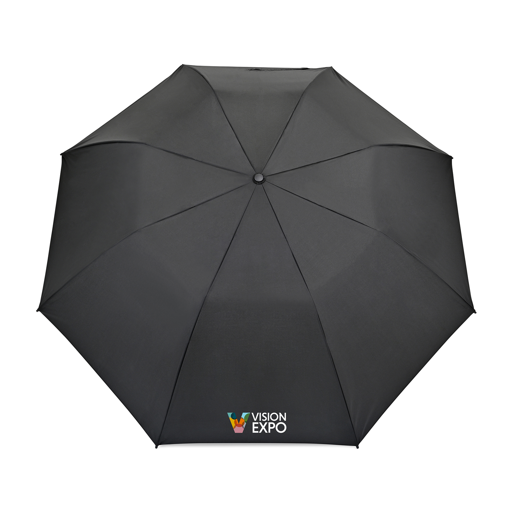Elements 58" Recycled rPET Auto Open Travel Folding Umbrella 26