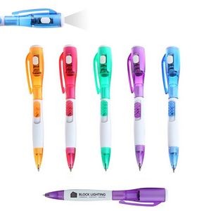 Click Activated Pen With Lanyard 3