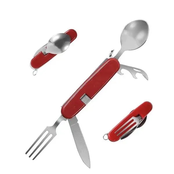 4 in 1 Stainless Steel Folding Cutlery Set 3