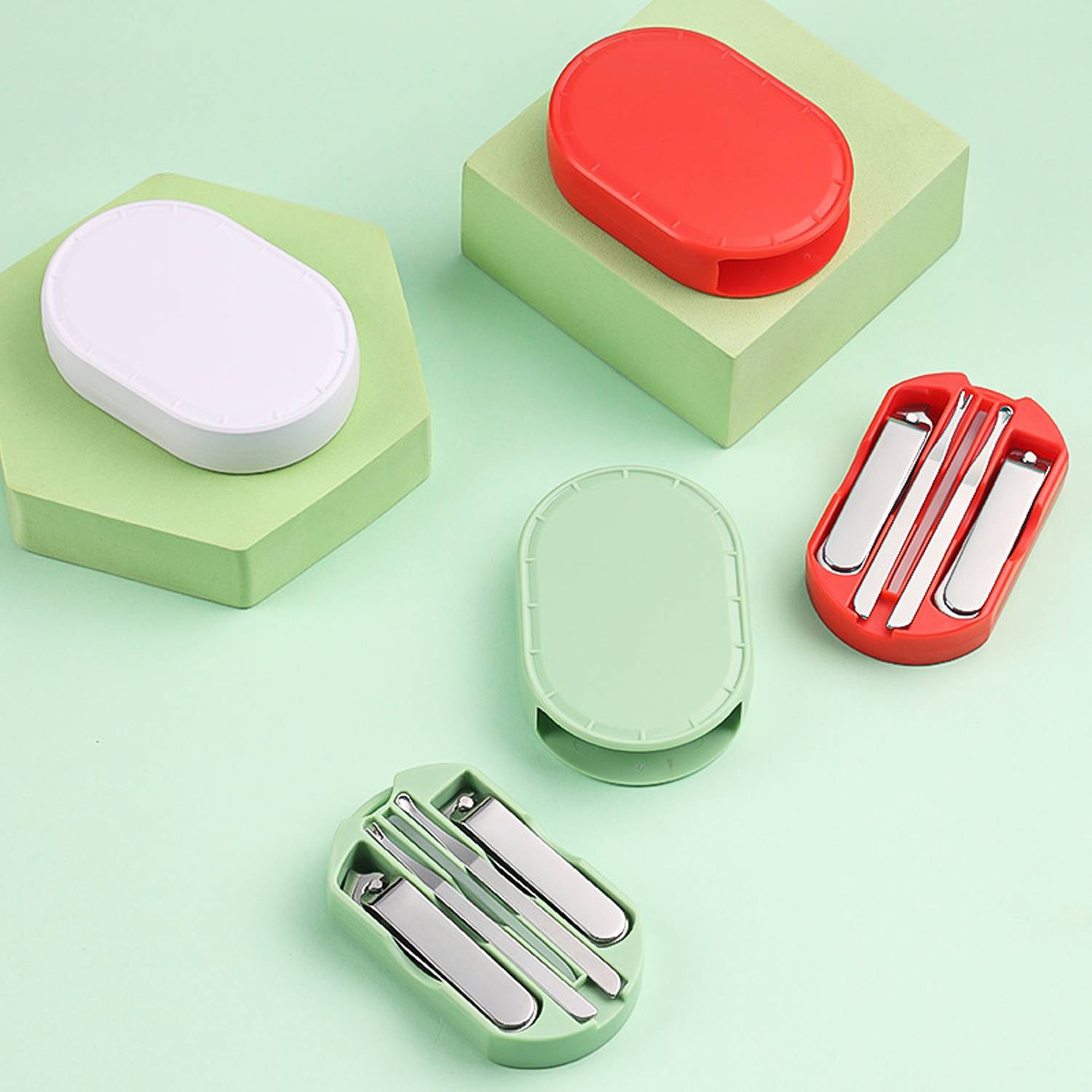 5PCS Stainless Steel Nail Clipper and Care Tool Set 5