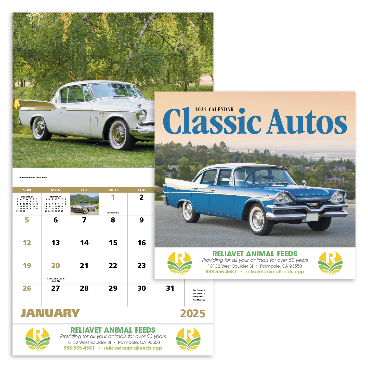 Good Value™ Classic Autos - Stapled Calendar 7