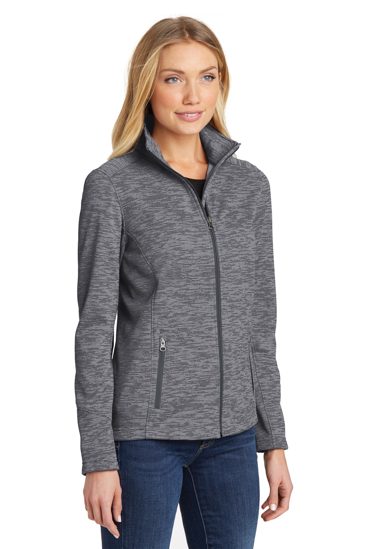Women's Digi Stripe Fleece Jacket