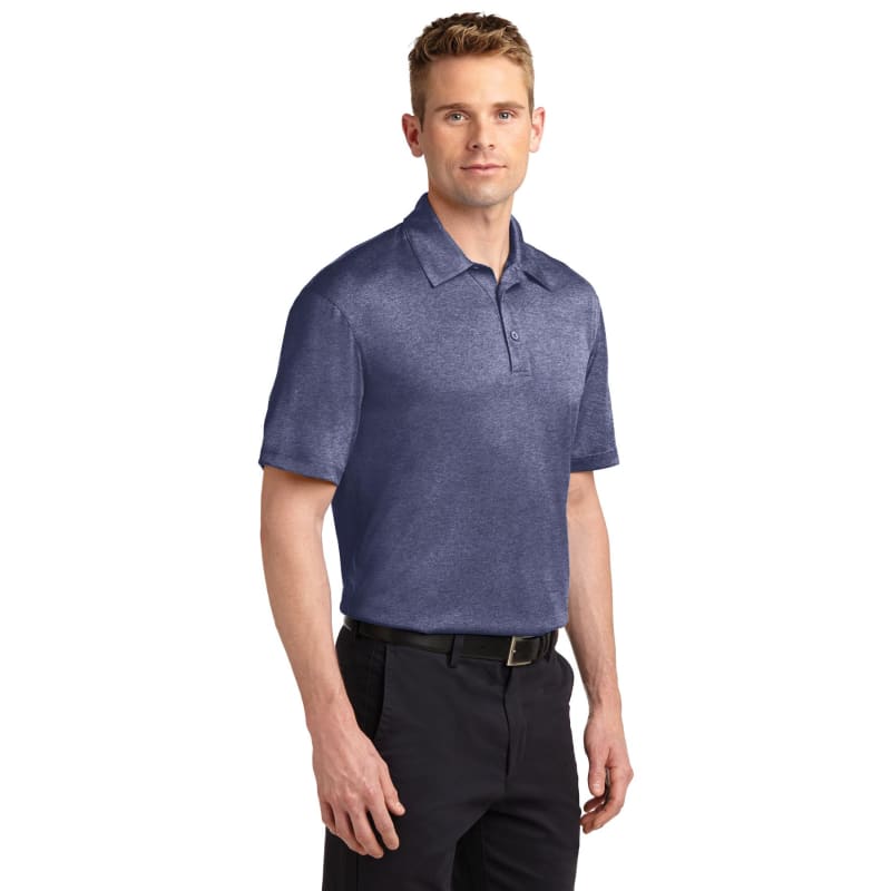 Sport-Tek Heather Contender Polo. 21